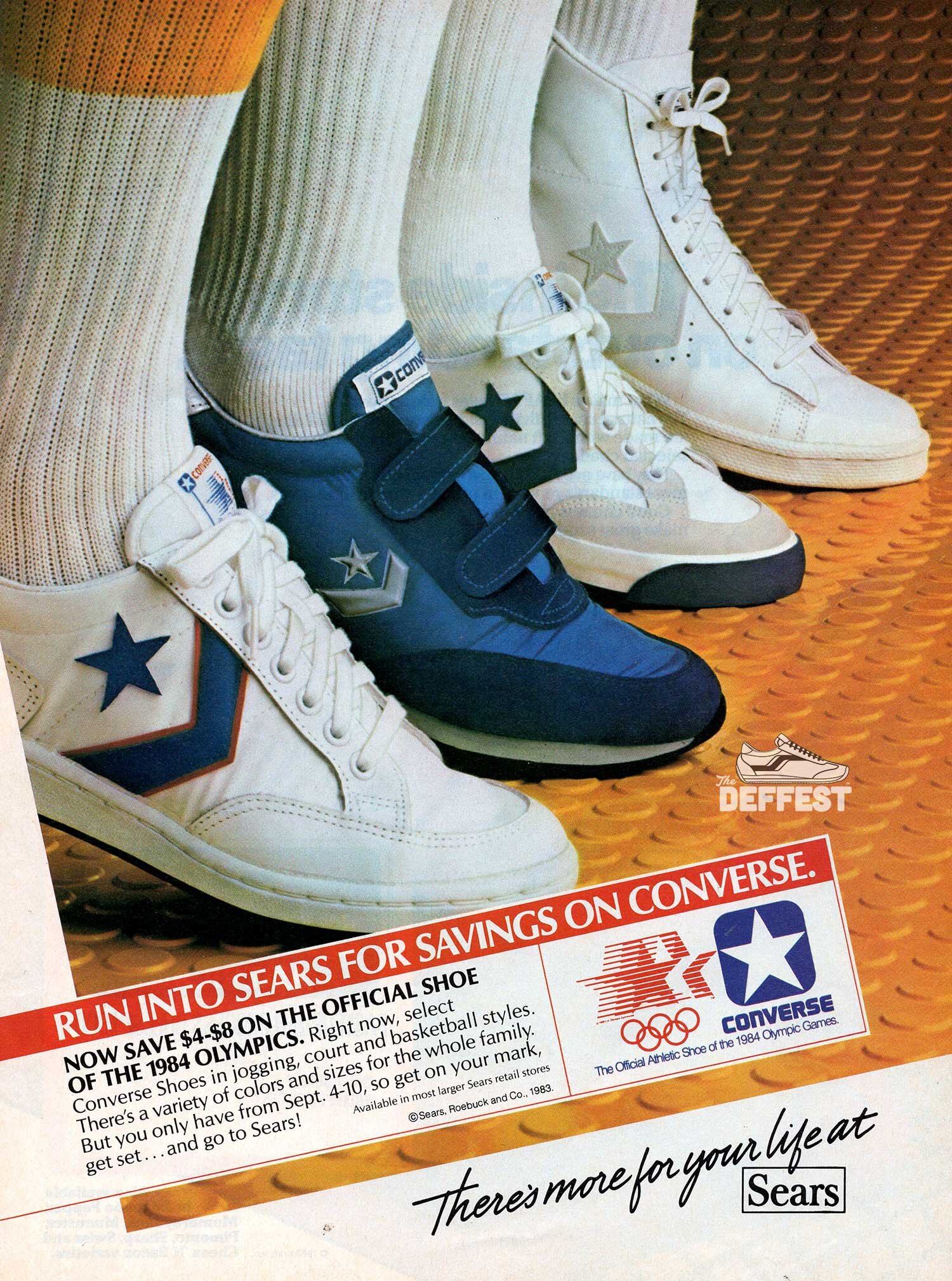 The Deffest®. A vintage and retro sneaker blog. — Sears 1983